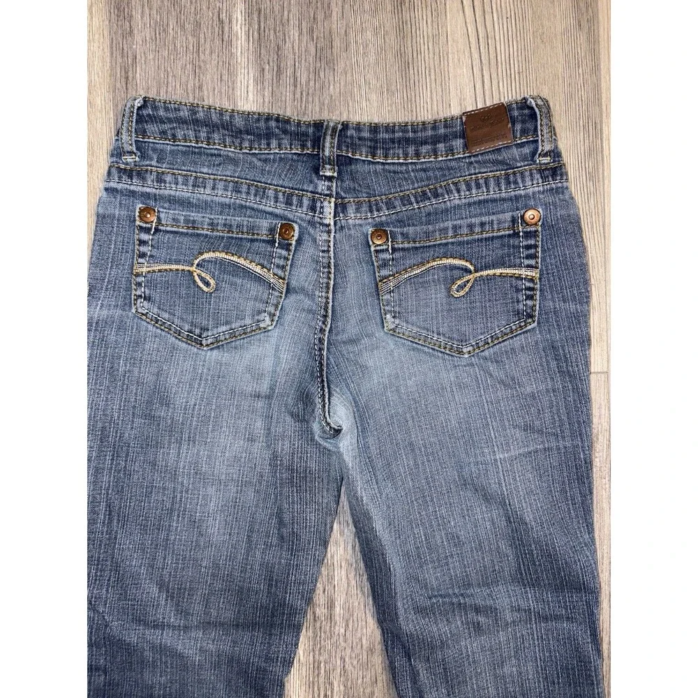 Vintage ~ Justice Distressed Medium Wash Blue Jeans Denim 14S Short Girls Youth